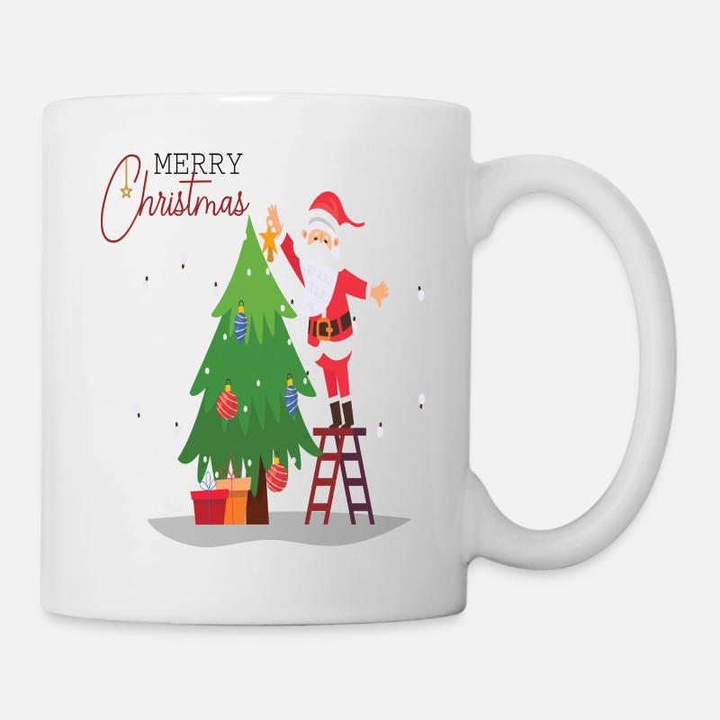 Weihnachten - Tasse - Weiß