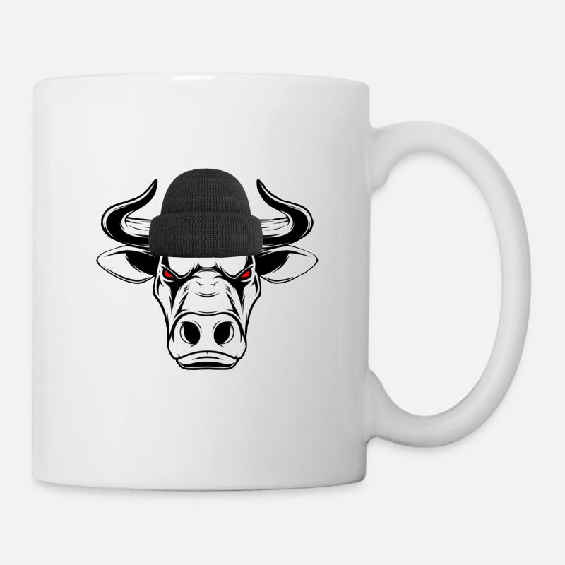 taureau - Mug blanc - blanc