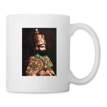 Haile Selassie Emperor of Ethiopia Jah Rastafari - Mug - white - Right