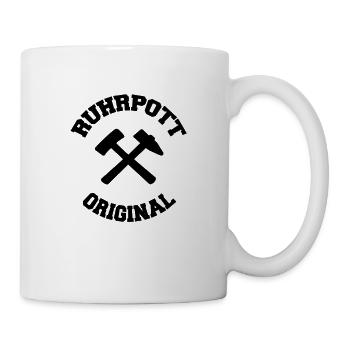 Ruhrpott Original Schlägel und Eisen - Tasse - Weiß - Rechts