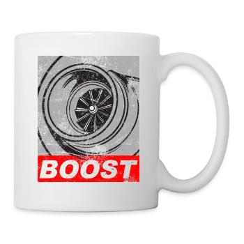 Cadeau de réglage de la pression de suralimentation du turbocompresseur turbo - Mug blanc - blanc - Droite
