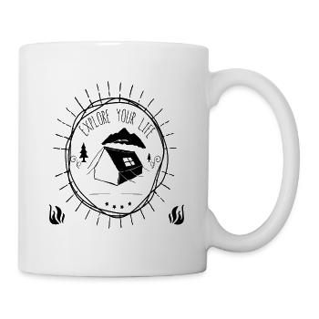 EXPLORE YOUR LIFE - Tasse - Weiß - Rechts