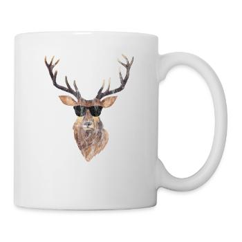 Jäger Cool Hirsch - Tasse - Weiß - Rechts