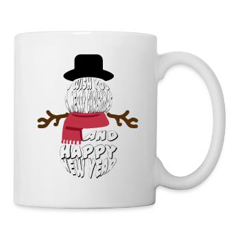JOYEUX NOEL ET BONNE ANNÉE - Mug blanc - blanc - Droite