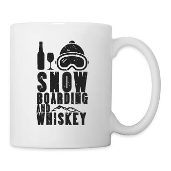 Snowboard Winter Sport Boarding Snow Whiskey - Mug - white - Right