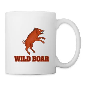 Wild Boar Hunter Bache Sau Boar Gift Hunting - Mug - white - Right