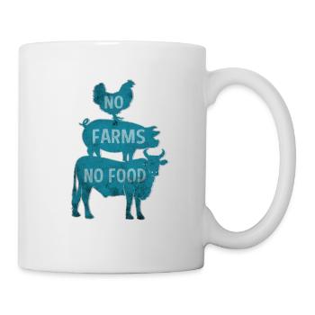 10 Gründe, ein Landwirt bis heute - Tasse - Weiß - Rechts