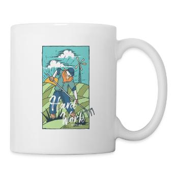 Landwirt (Hobby) | Tshirt & Geschenk - Tasse - Weiß - Rechts