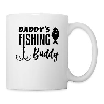 Dad Son Fishing - Mug - white - Right