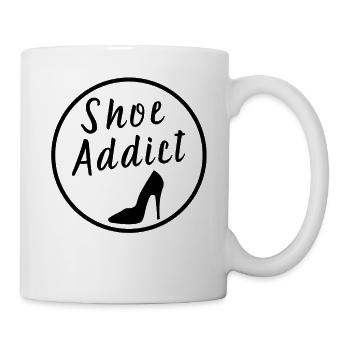 Shoe addict - Mug - white - Right