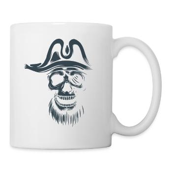 Skull Creepy Gift Shirt - Mug - white - Right