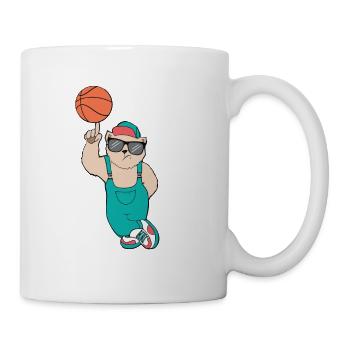 cadeau cool chemise chemise ours - Mug blanc - blanc - Droite