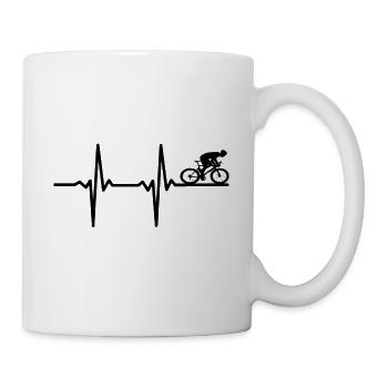 Cyclists Bicycle Road Bike Road Cyclists - Mug - white - Right