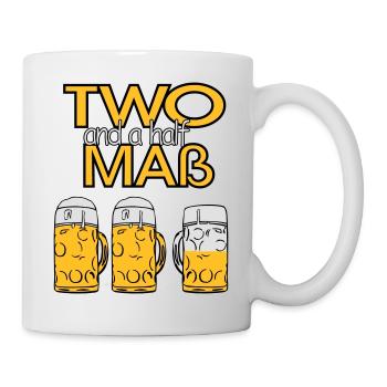 Two and a half Maß - Bier! - Tasse - Weiß - Rechts