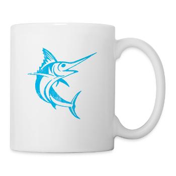 Dearadh Bronntanais Ainmhithe Éisc Blue Marlin - Mug - white - Right