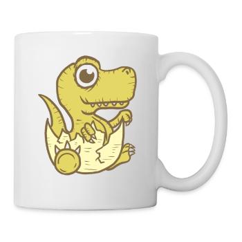 T-rex Baby - Tasse - Weiß - Rechts