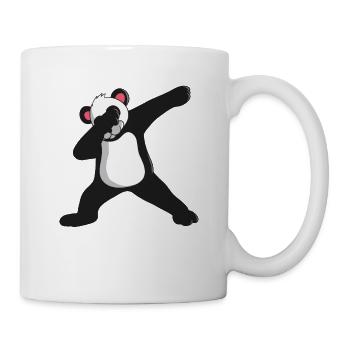 Panda Dab Dabbing Bär Lustiger Süßer Geschenk - Tasse - Weiß - Rechts