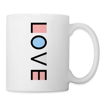 LOVE - Nur die Liebe zählt - Tasse - Weiß - Rechts