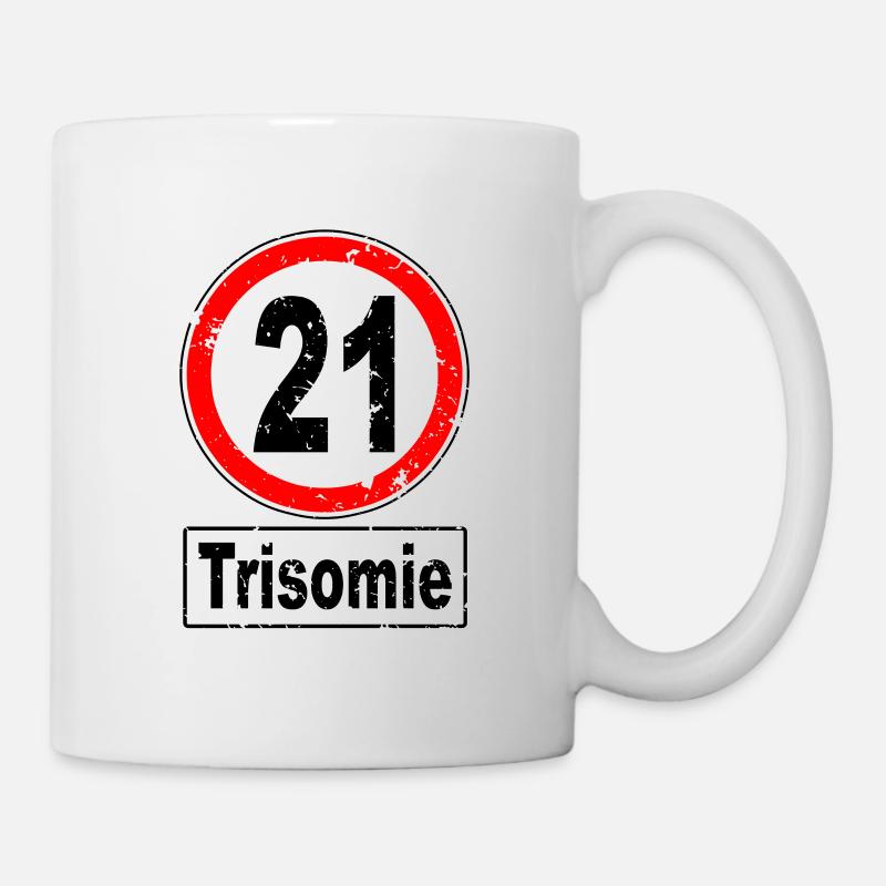 Trisomie 21 - Mug blanc - blanc