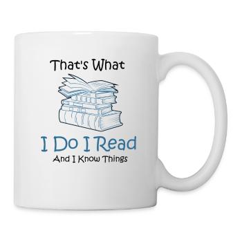 Bücher - Tasse - Weiß - Rechts
