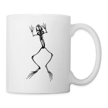 Frog skeleton in black - Mug - white - Right