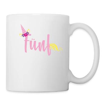 5th Birthday Unicorn - Mug - white - Right
