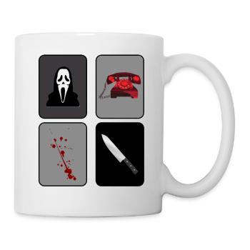 Scream - Tasse - Weiß - Rechts