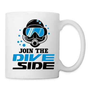 Dive Side - Tasse - Weiß - Rechts