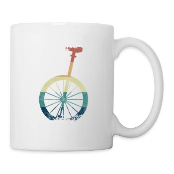 Unicycle Rider Artist High Wheel Artist Gift - Mug - white - Right
