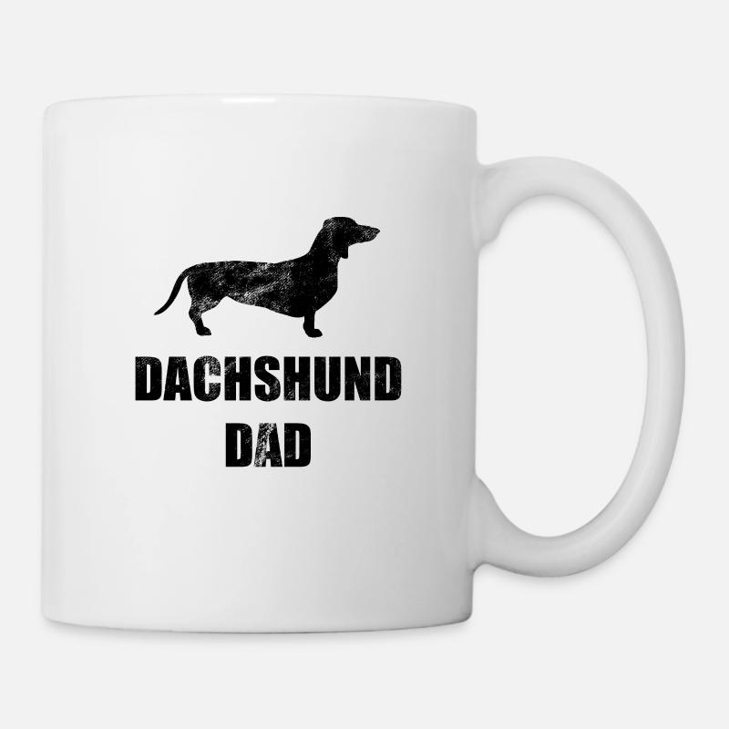 Dackel Dad - Tasse - Weiß