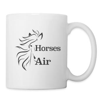 Pferd - Tasse - Weiß - Rechts