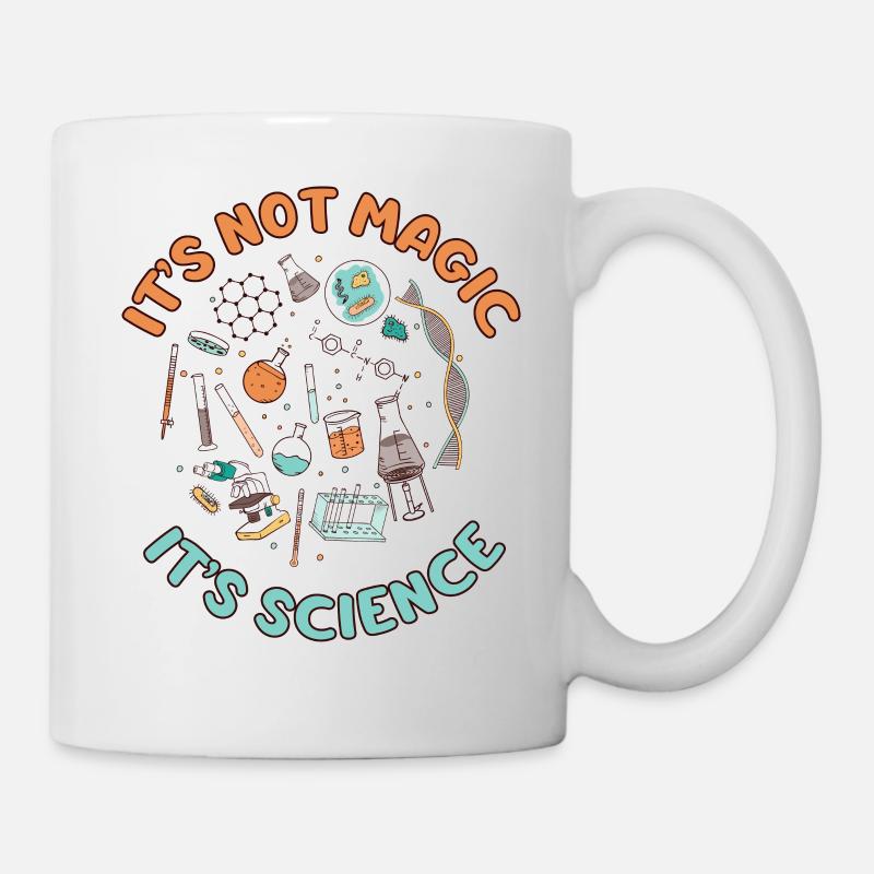 C'EST PAS DE LA MAGIE, C'EST LA SCIENCE - Mug blanc - blanc