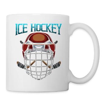 Ice Hockey - Tasse - Weiß - Rechts