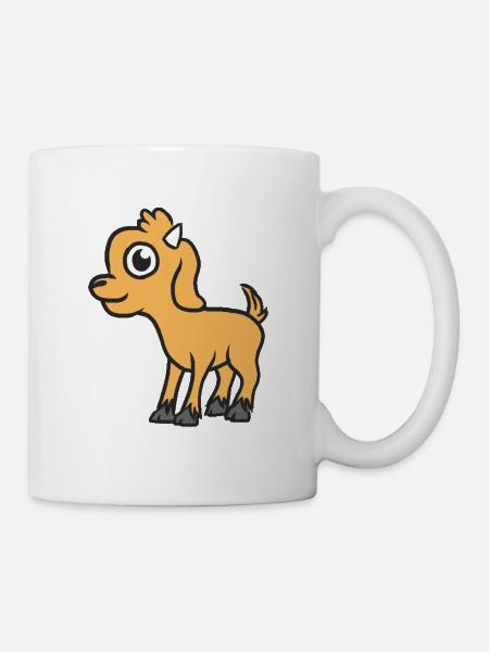 Chèvre - Mug blanc - blanc