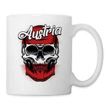 Austrian skull | Austria gift idea - Mug - white - Right