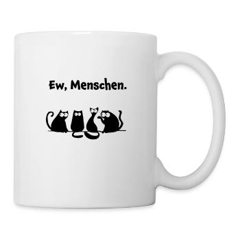 Chat dame chat mère chat - Mug blanc - blanc - Droite