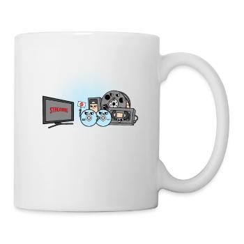 Cadeau drôle de cassette vidéo CD anti-streaming - Mug blanc - blanc - Droite