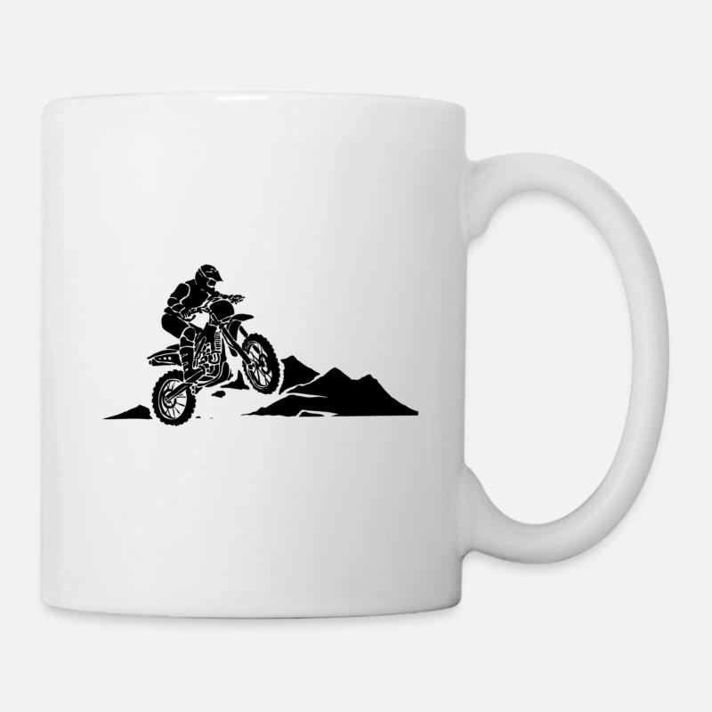 Motocross - Tasse - Weiß