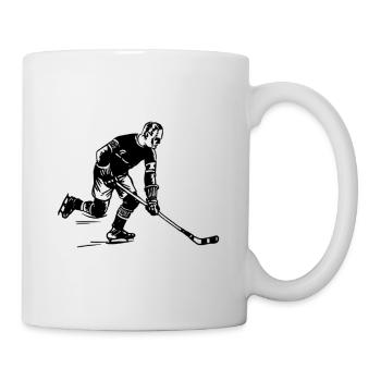 hockey - Mug blanc - blanc - Droite