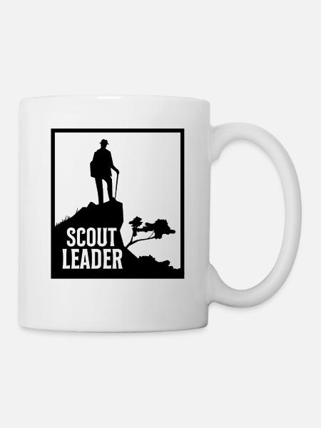 Pfadfinder Leiter - Tasse - Weiß
