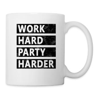 Chemise dure de fête - Mug blanc - blanc - Droite