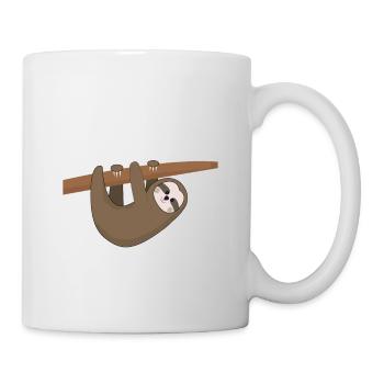 Marathon sloth slow Funny gift - Mug - white - Right