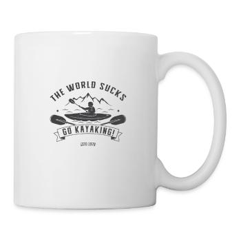 Kayak Paddle Boat Kayaker Kayak Gift - Mug - white - Right