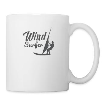 Windsurfen Windsurfing Surfer Geschenk Windsurfer - Tasse - Weiß - Rechts