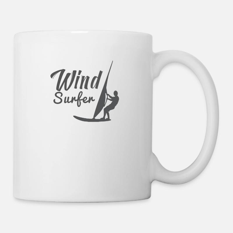 Windsurfen Windsurfing Surfer Geschenk Windsurfer - Tasse - Weiß