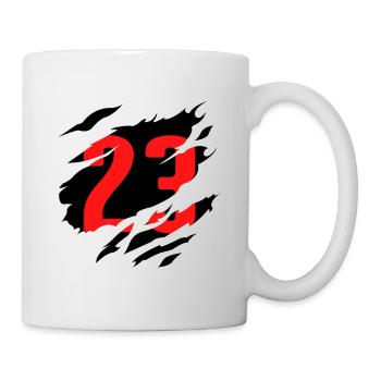 23 Unleashed - Tasse - Weiß - Rechts