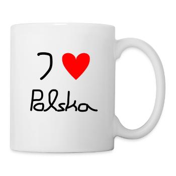 J'aime Polska - Blanc - Mug blanc - blanc - Droite