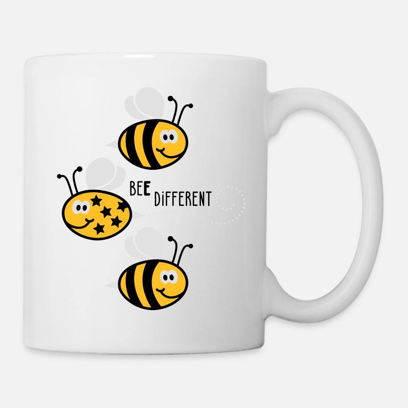 Be different - be yourself - Bee - Bee - 3C - Mug - white