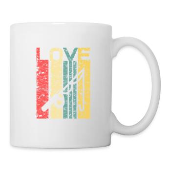 Pêche Poisson de pêche cadeau · Love - Mug blanc - blanc - Droite
