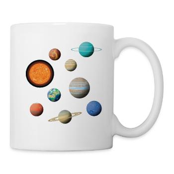 Espace Système Solaire Univers Planète - Mug blanc - blanc - Droite